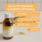 huile d'oméga 3 de qualité premium et d'une pureté optimale