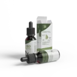 Flacon d'huile de CBD français dosé à 20% de cannabidiol