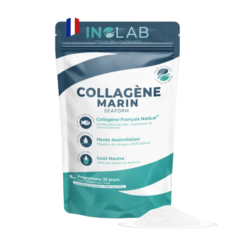 sachet de collagène marin en poudre
