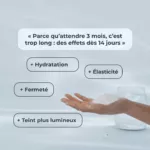 Le collagène marin permet l'hydratation, l'élasticité, la fermeté et la luminosité de la peau