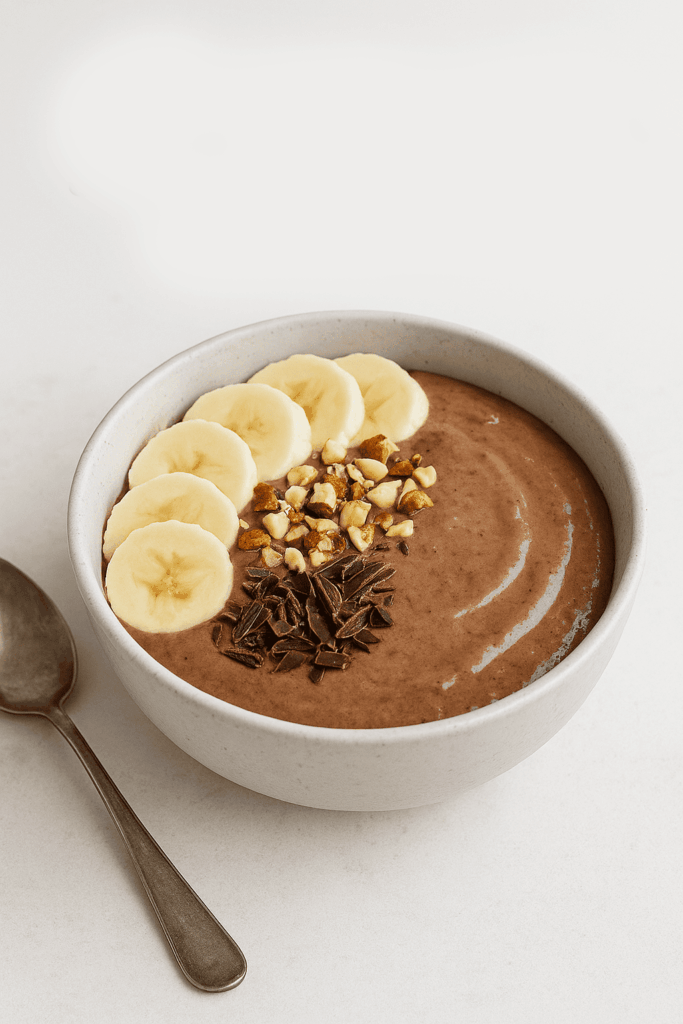 Choco bowl au collagène au cacao et à la banane