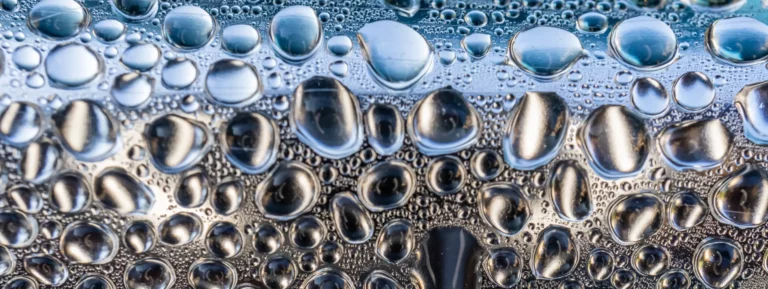 molécule de glycine en macro photographie